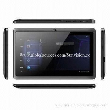 Cheapest Factory New Release 7-inch LED Touch Screen Tablet PCs, Boxchip A13, Samples Available